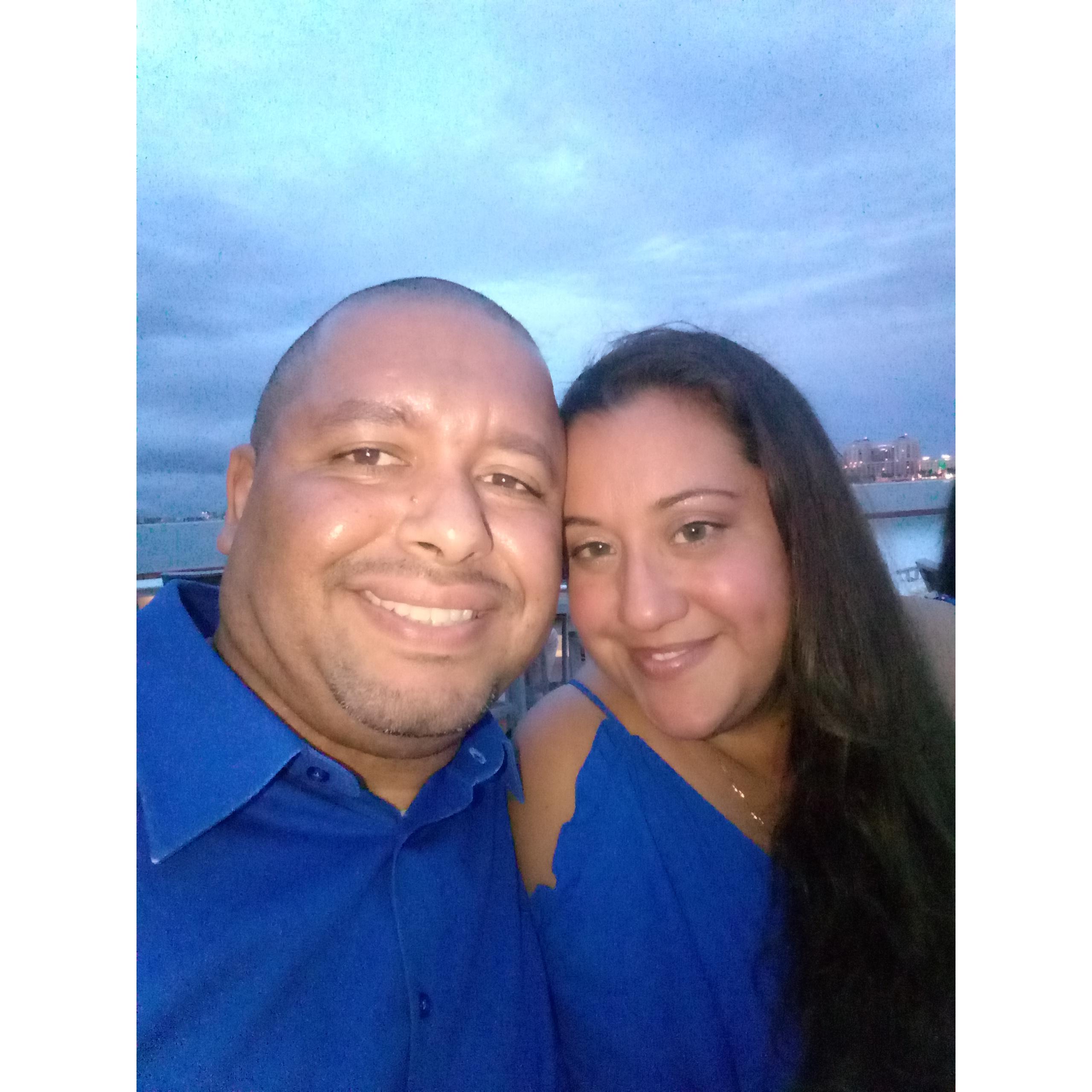 Beautiful night out for our evening dinner cruise!