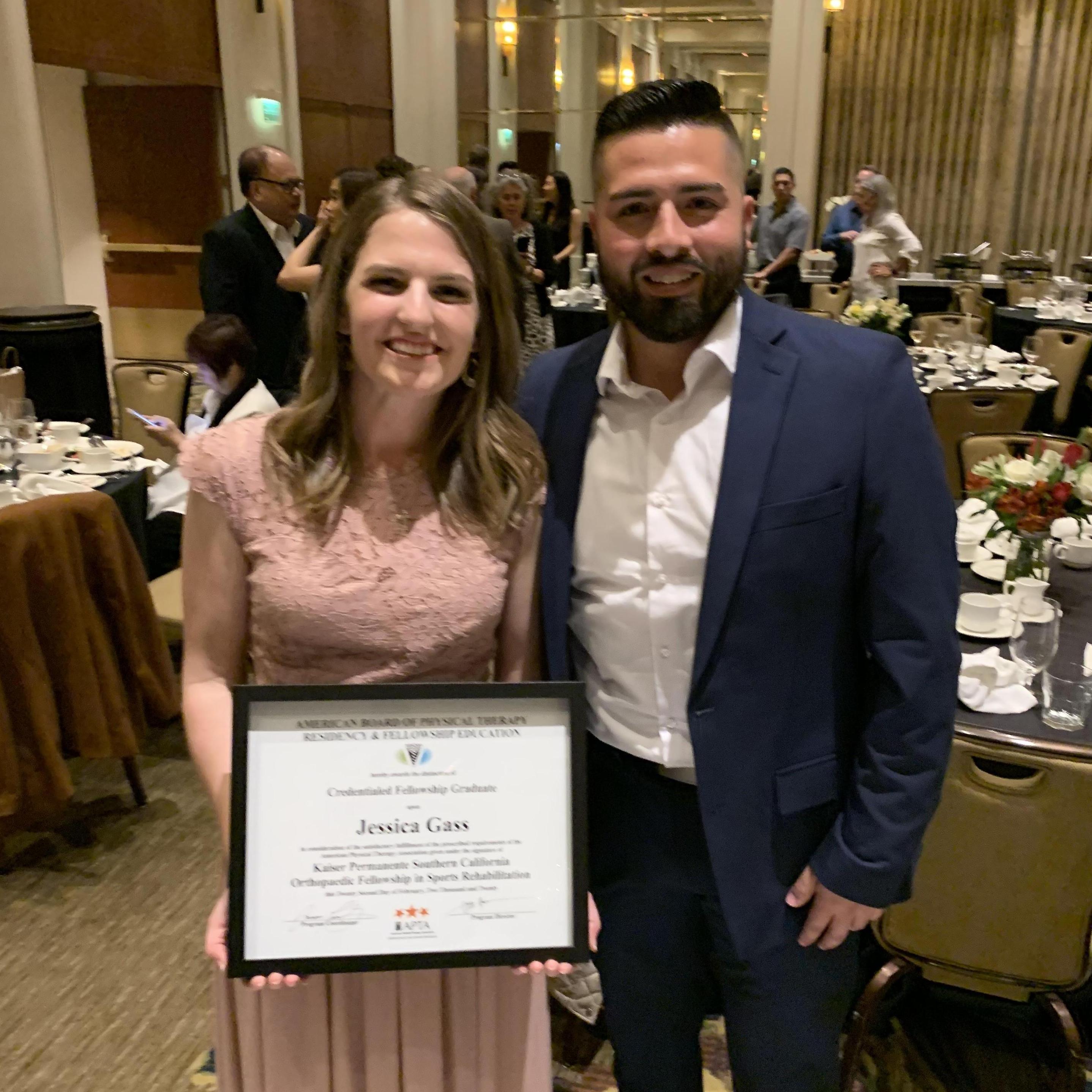 We endured through Jessica's sports fellowship - graduation!