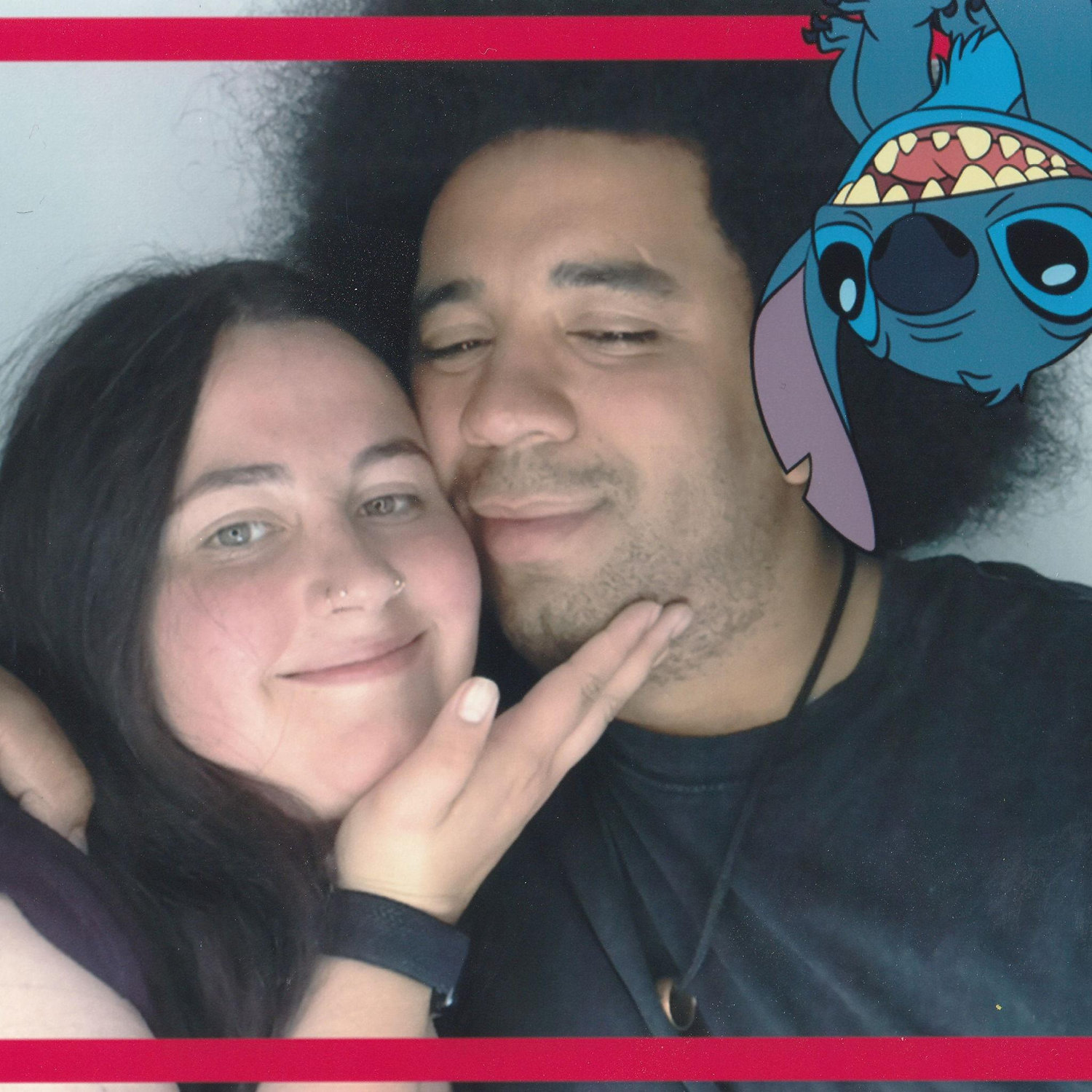 silly photo booth picture