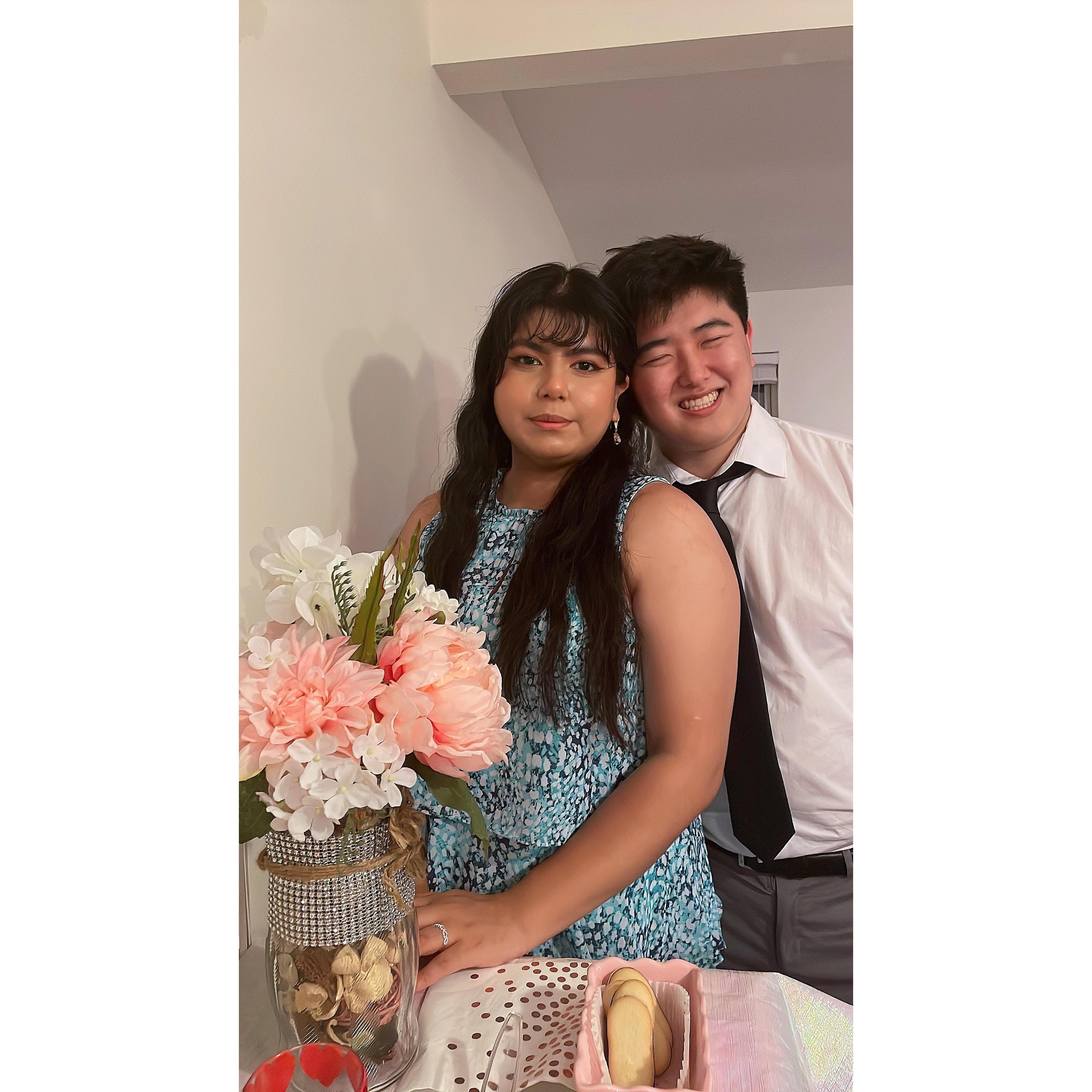 Engaged at last!