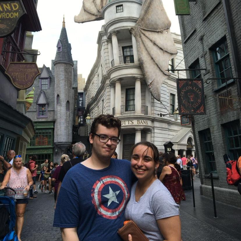 Our first time at Universal together