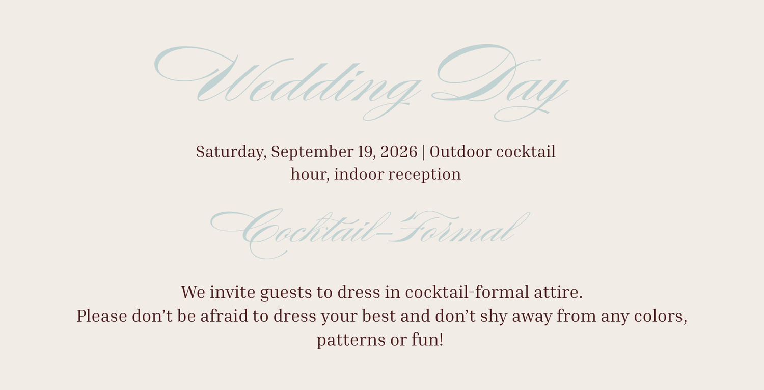 The Wedding Website of Olivia Buthorn and Matthew Shand