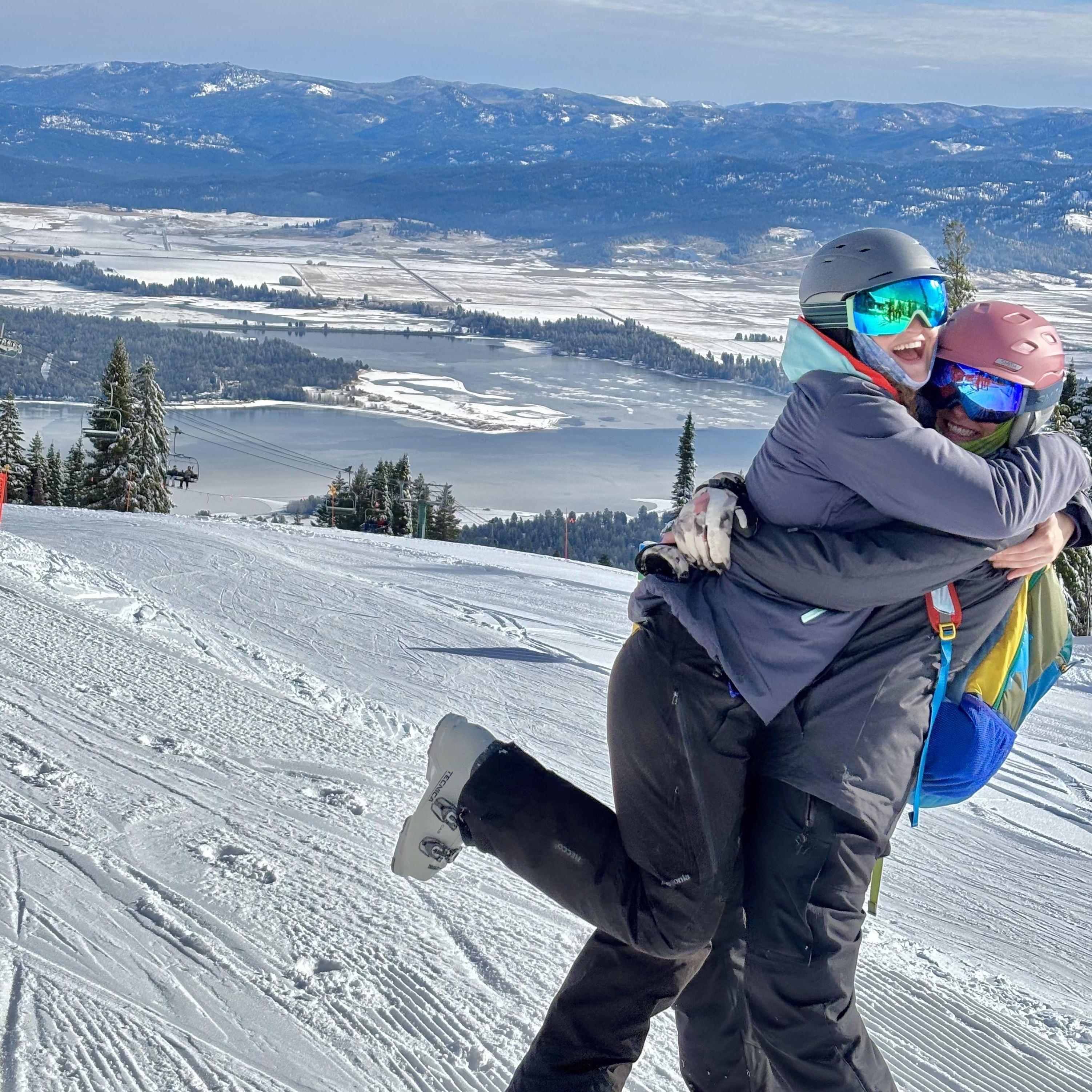 Sunny day on our local mountain in Donnelly. November 2024.