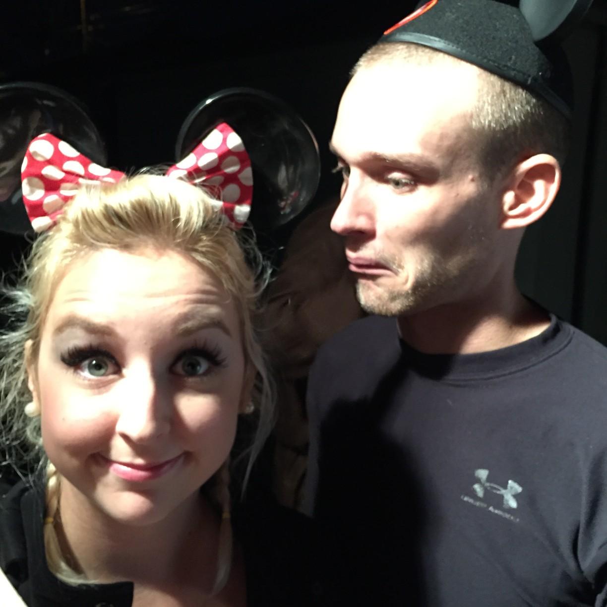 The first Halloween Kristopher agreed to a couples costume...