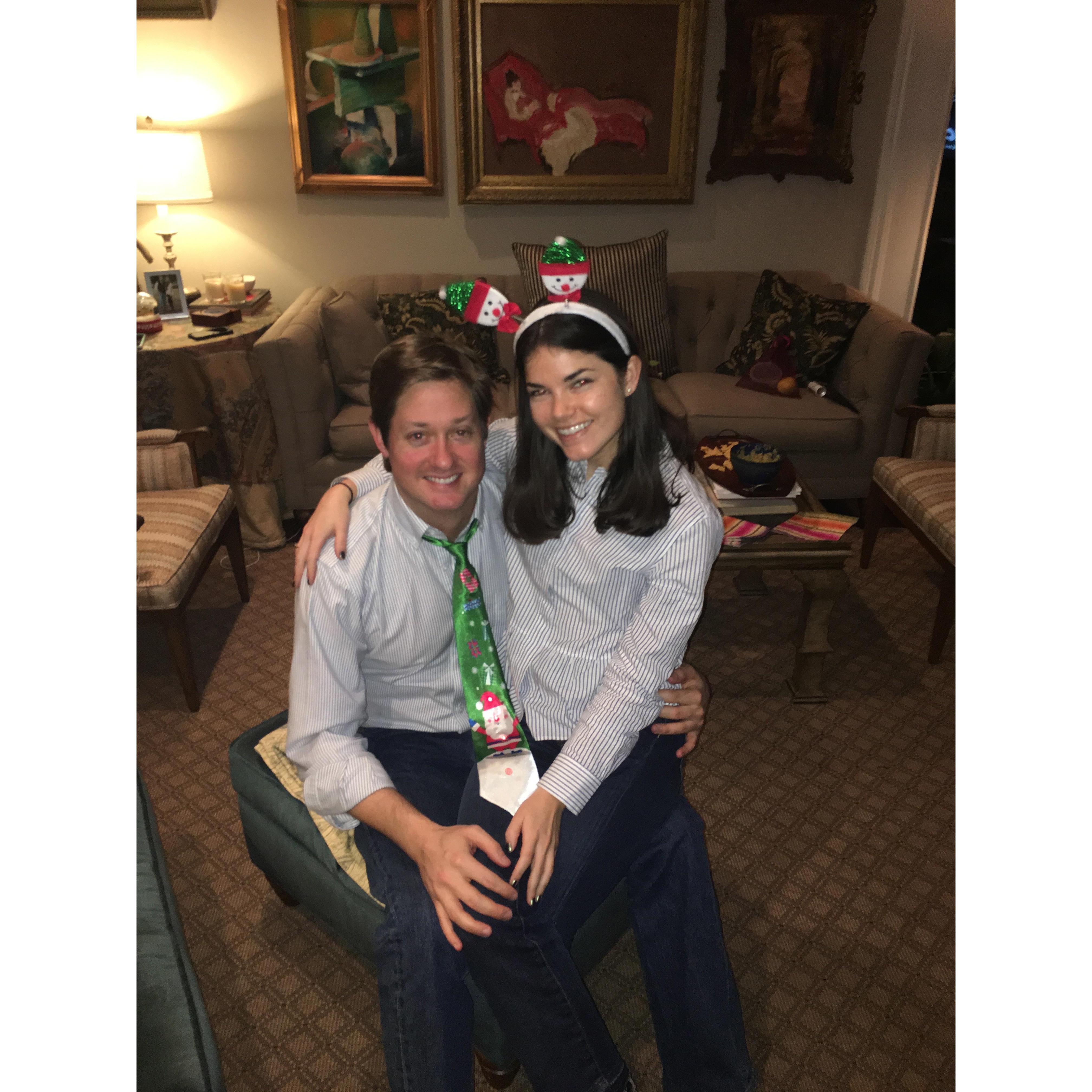 samesies outfits on Christmas 2016
