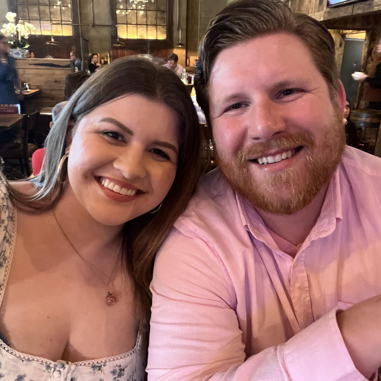 Enjoying Easter brunch at Carson's, our favorite restaurant in Lexington