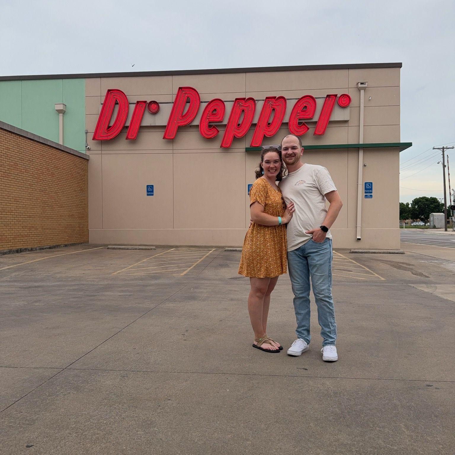 Thanks to Men's Tennis, we got to celebrate Aidan's birthday in the birthplace of Dr. Pepper!