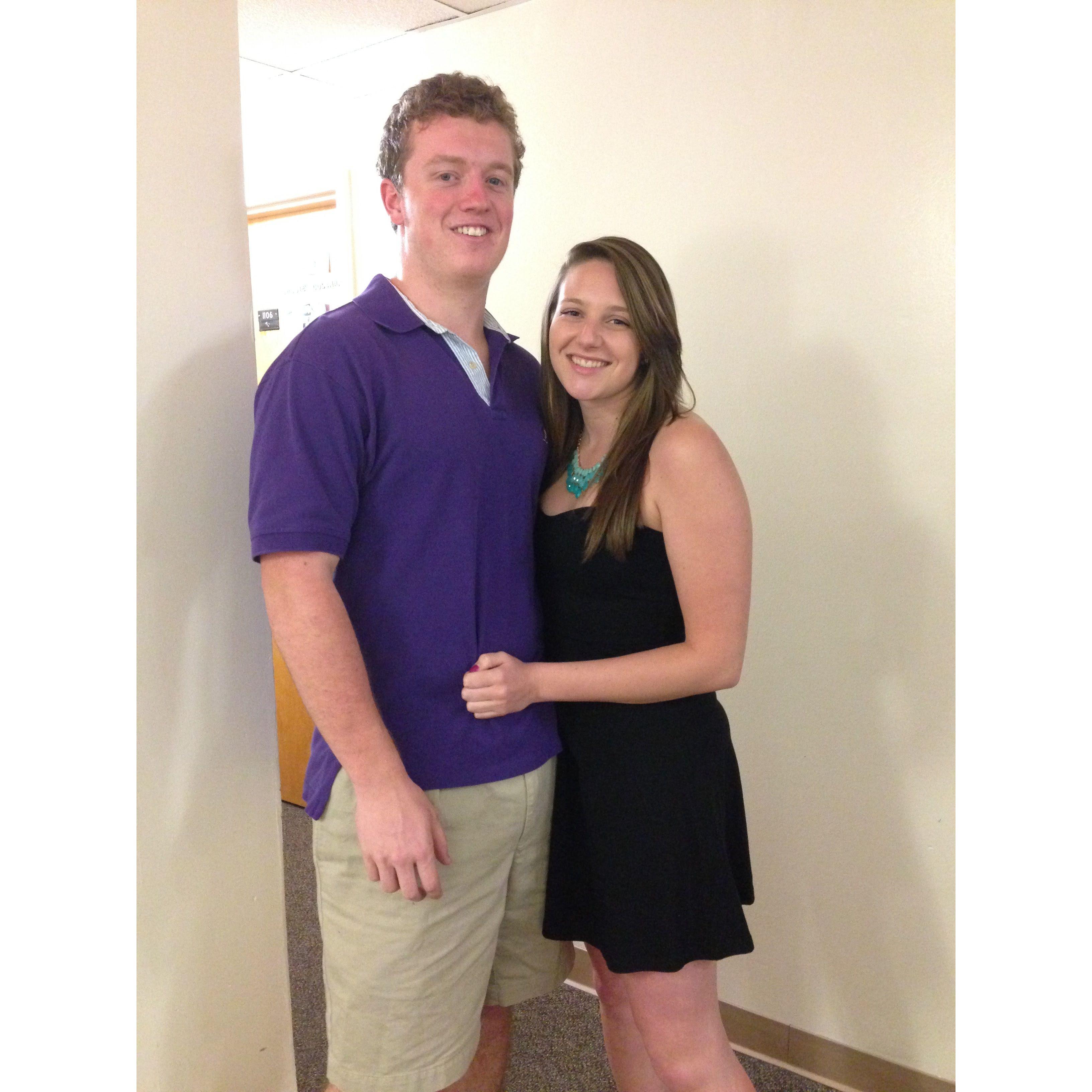 One of our first dates in 2014!