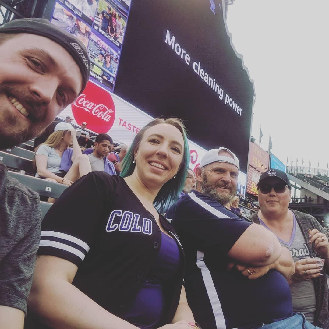 Our first Rockies game! (Don't worry Logan still loves the Brewers and I'm still a Twins fan)
Spring 2018