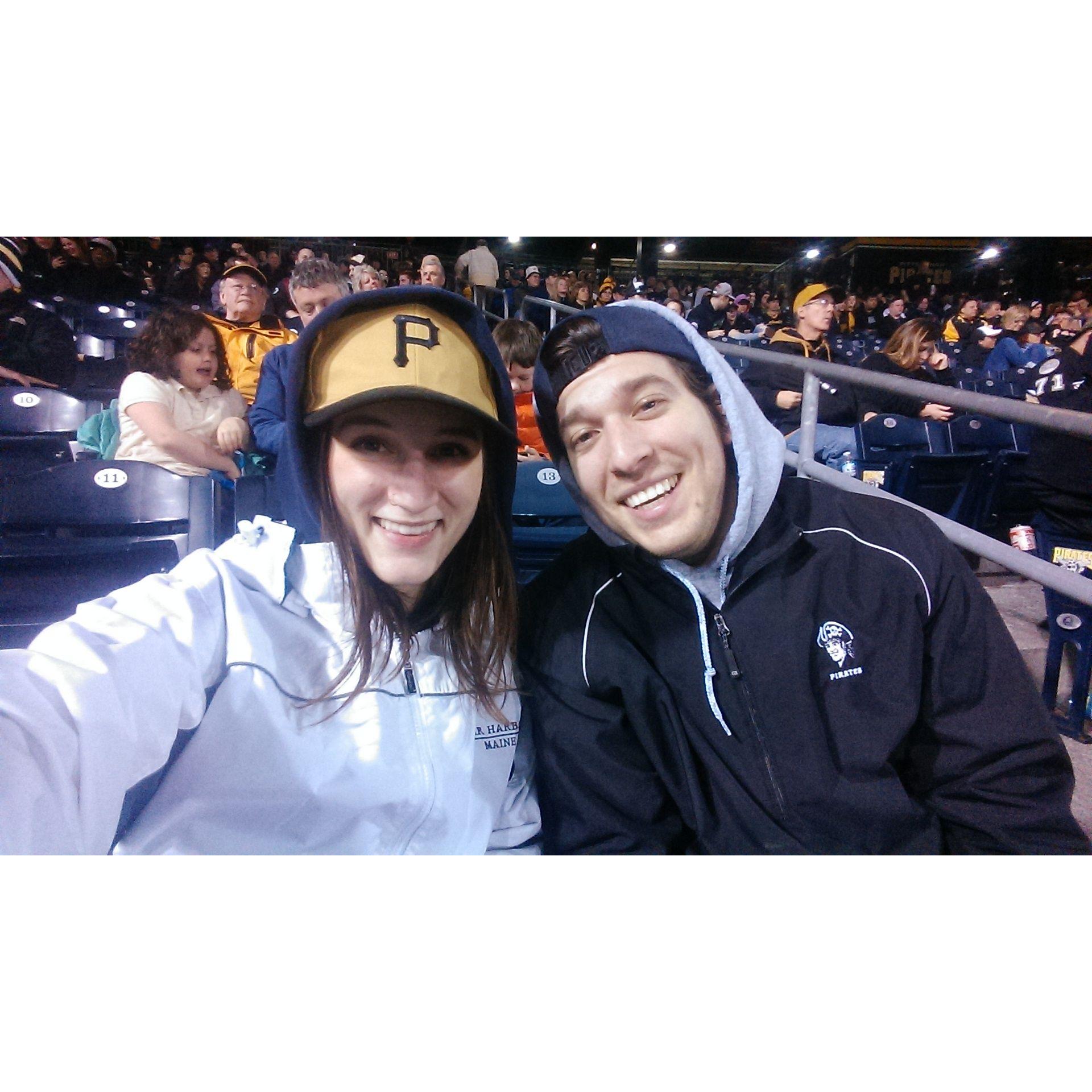 Our first photo together!