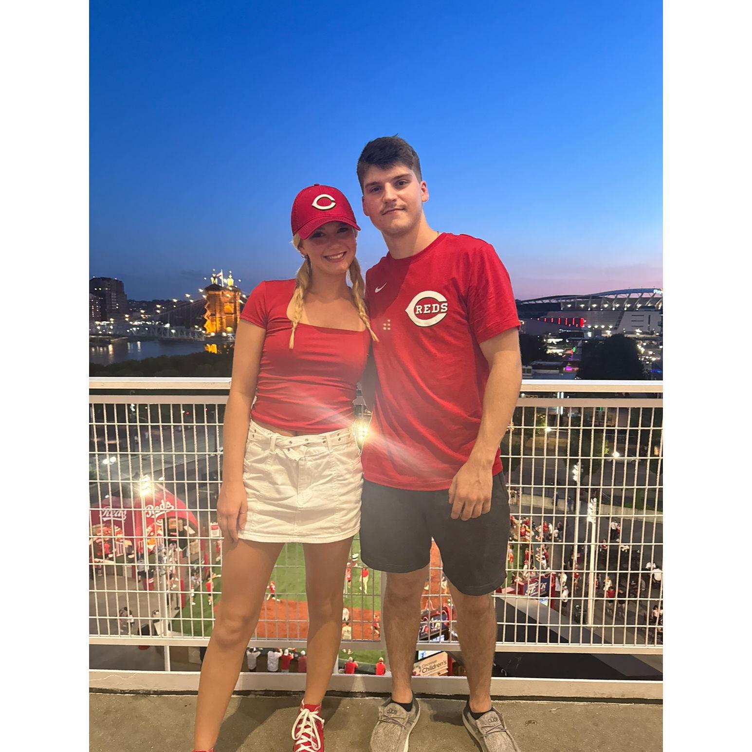 The Reds Game! We've gone to many of these in our years together.
