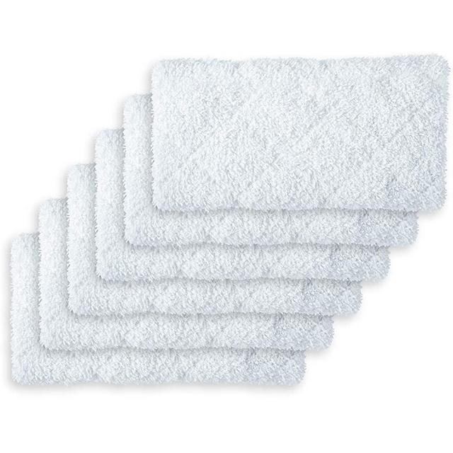 LIGHT 'N' EASY Steam Mop Pads Replacement Reusable Original for S3101/7618ANB/7618ANW/S1/S4/S5/S12（6pcs）