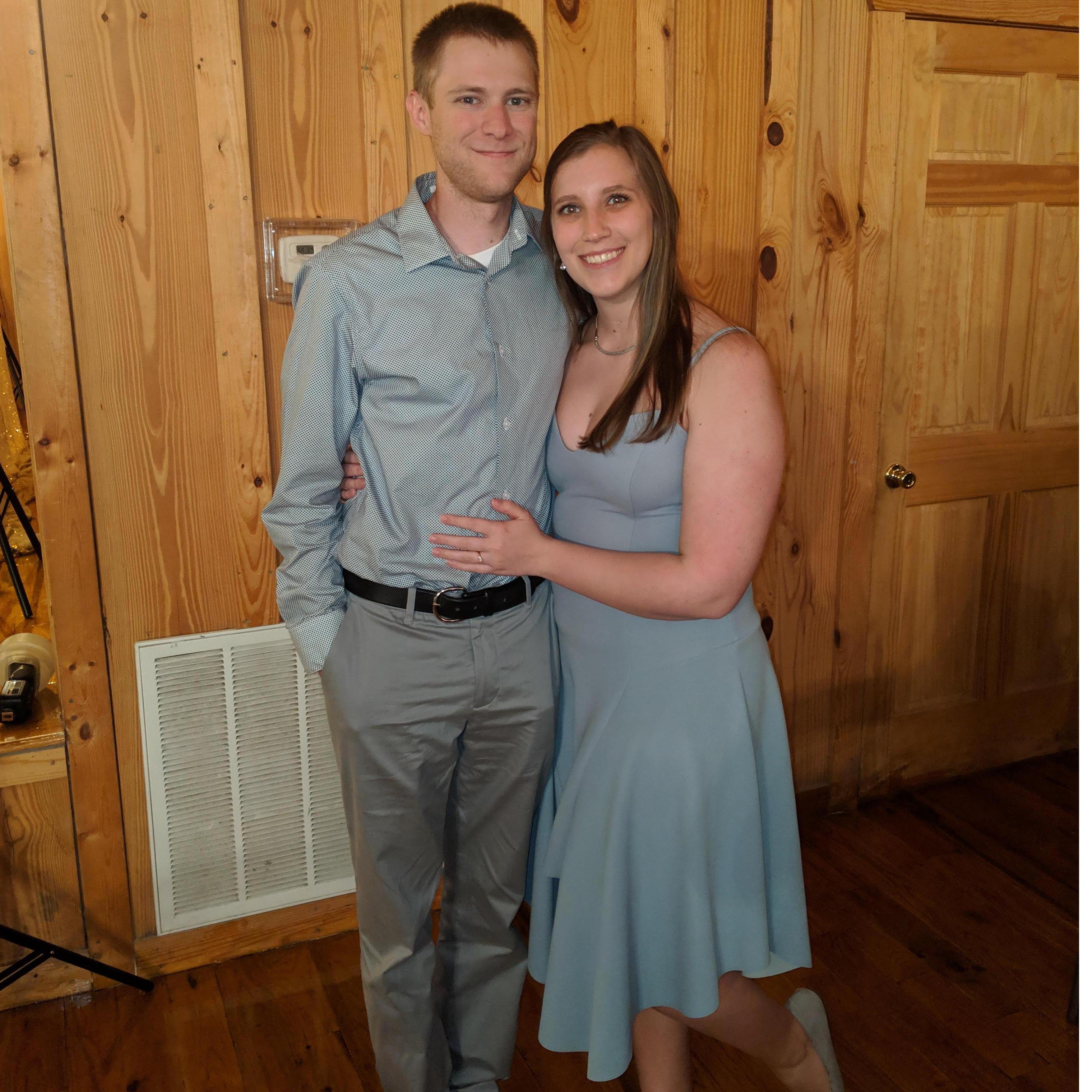 Celebrating Andrew's friend Casey's wedding-- March 2019