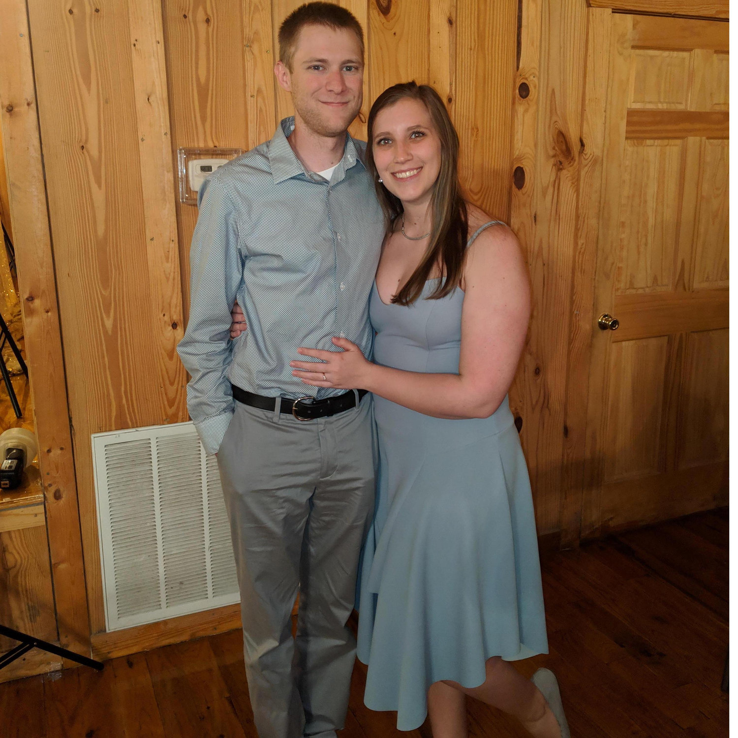 Celebrating Andrew's friend Casey's wedding-- March 2019
