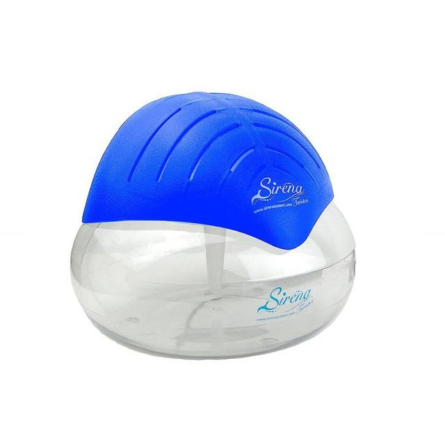 Sirena Twister Air Purifier (Blue) - Water Filter Air Washer For Home and Office - Essential Oil Aroma Diffuser With LED Night light - Small Air Cleaner For Smoke and Pets