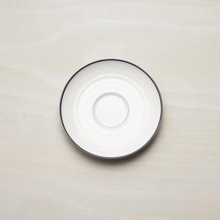 Roulette Blue Band Saucer, Set of 4