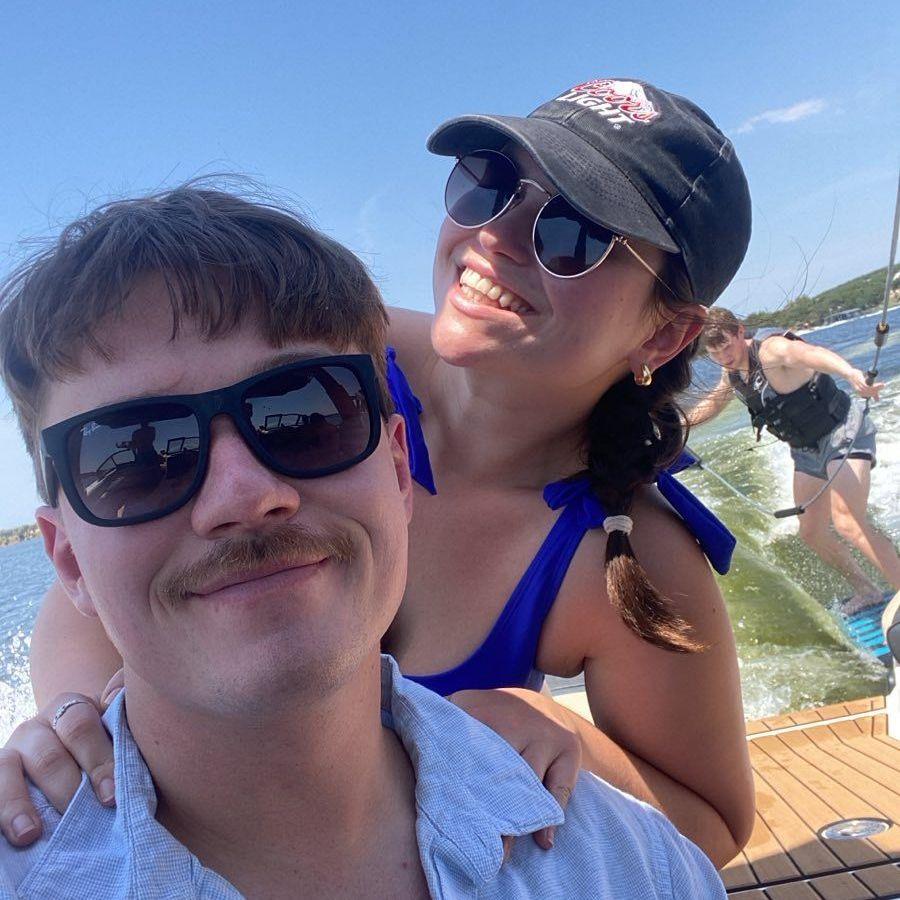 Jacq's first TX summer lake day!