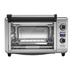 BLACK+DECKER 6-Slice Digital Convection Countertop Oven - Stainless Steel TOD3300SS