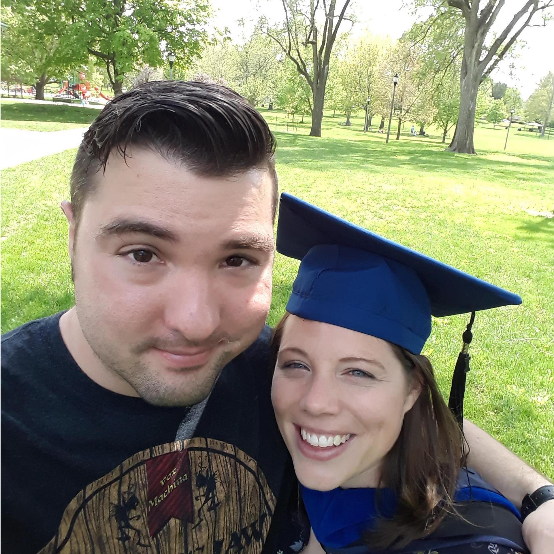 Celebrating graduation