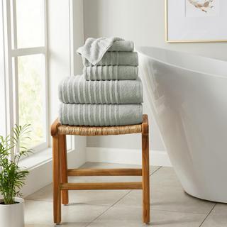 Karina 6-Piece Combed Cotton Bath Towel Set
