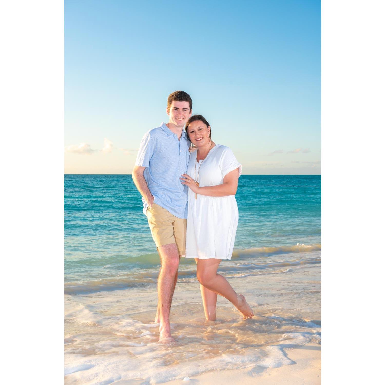Turks and Caicos family photo shoot May 2021