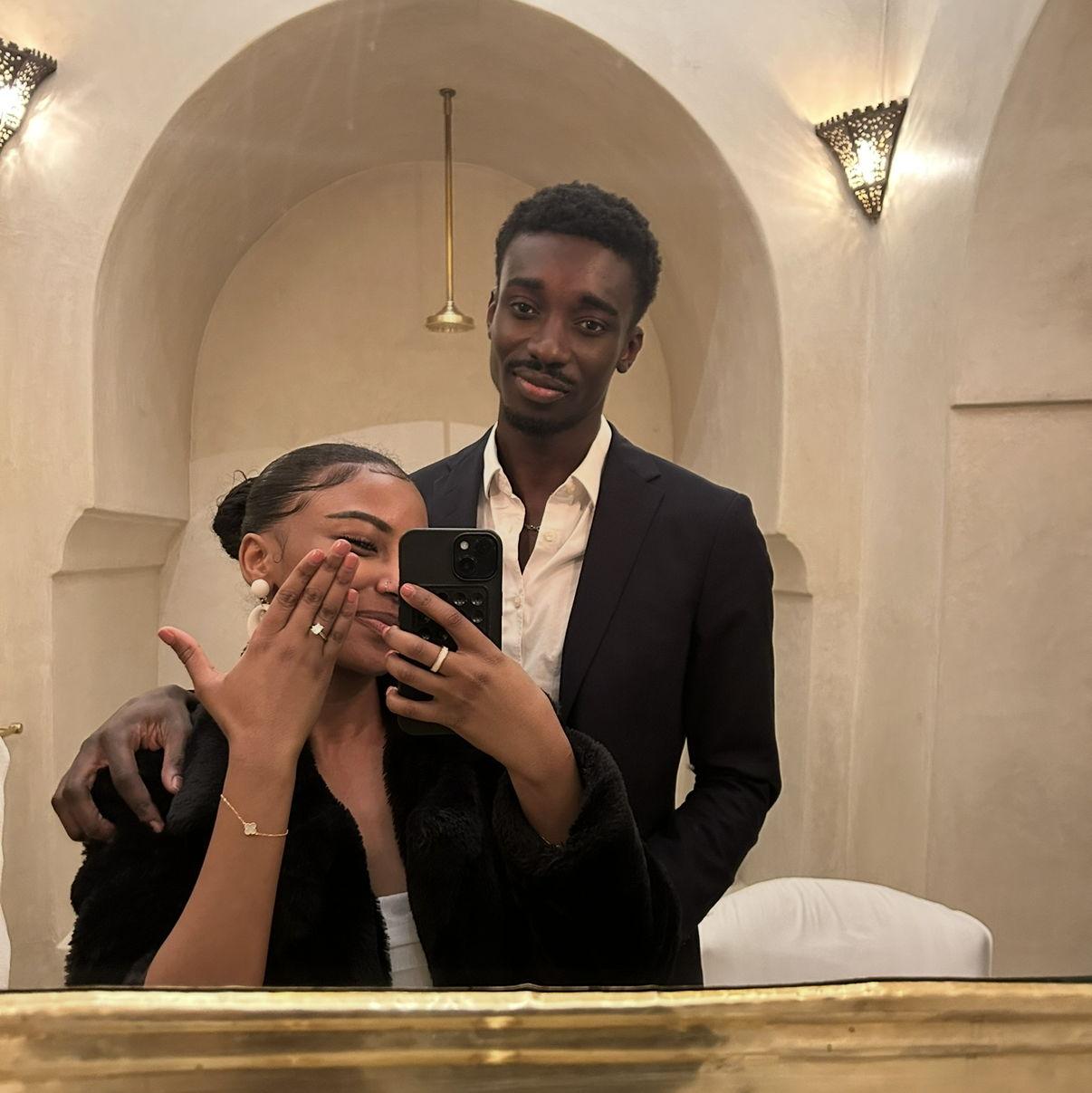 03.02.25 - The day Enock popped the question and Samira said YES.