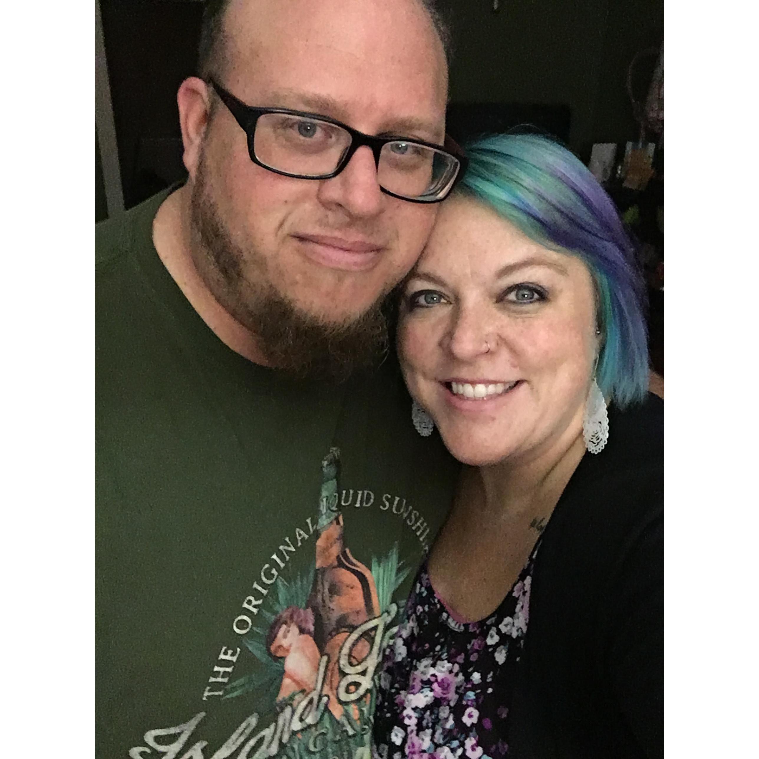 Our first photo together!