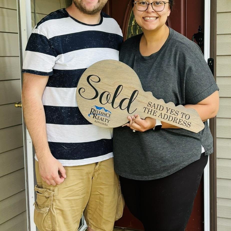 We bought our first home together!