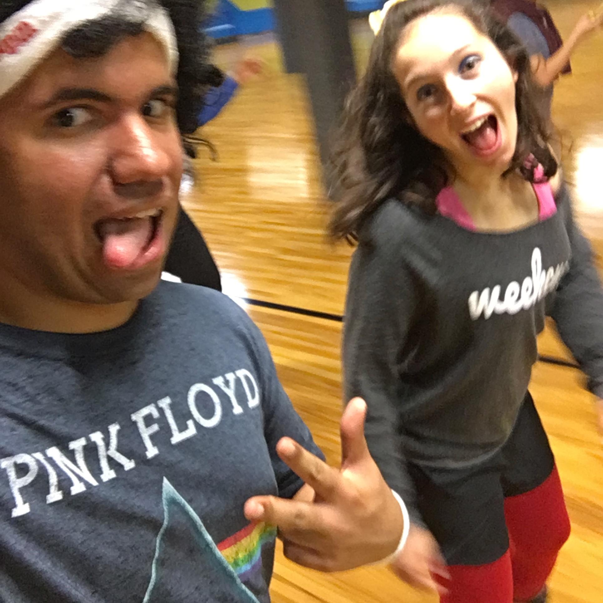 October 2016: Date party at the Roller Rink