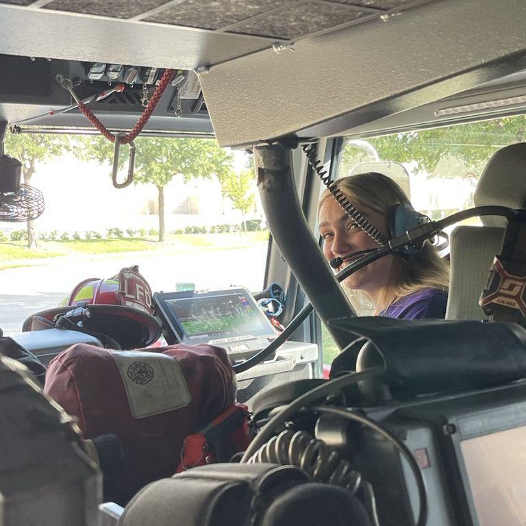First visit, first ride, and officially in the captain’s seat