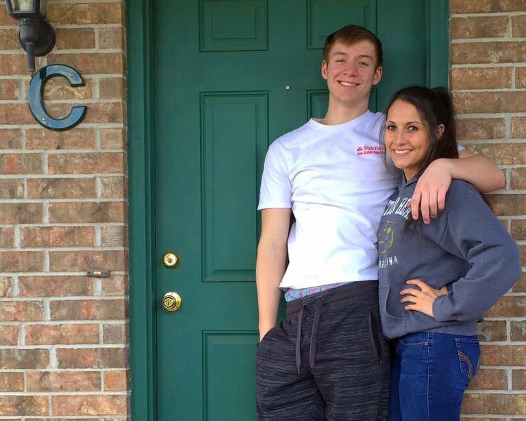 Our first apartment—2016