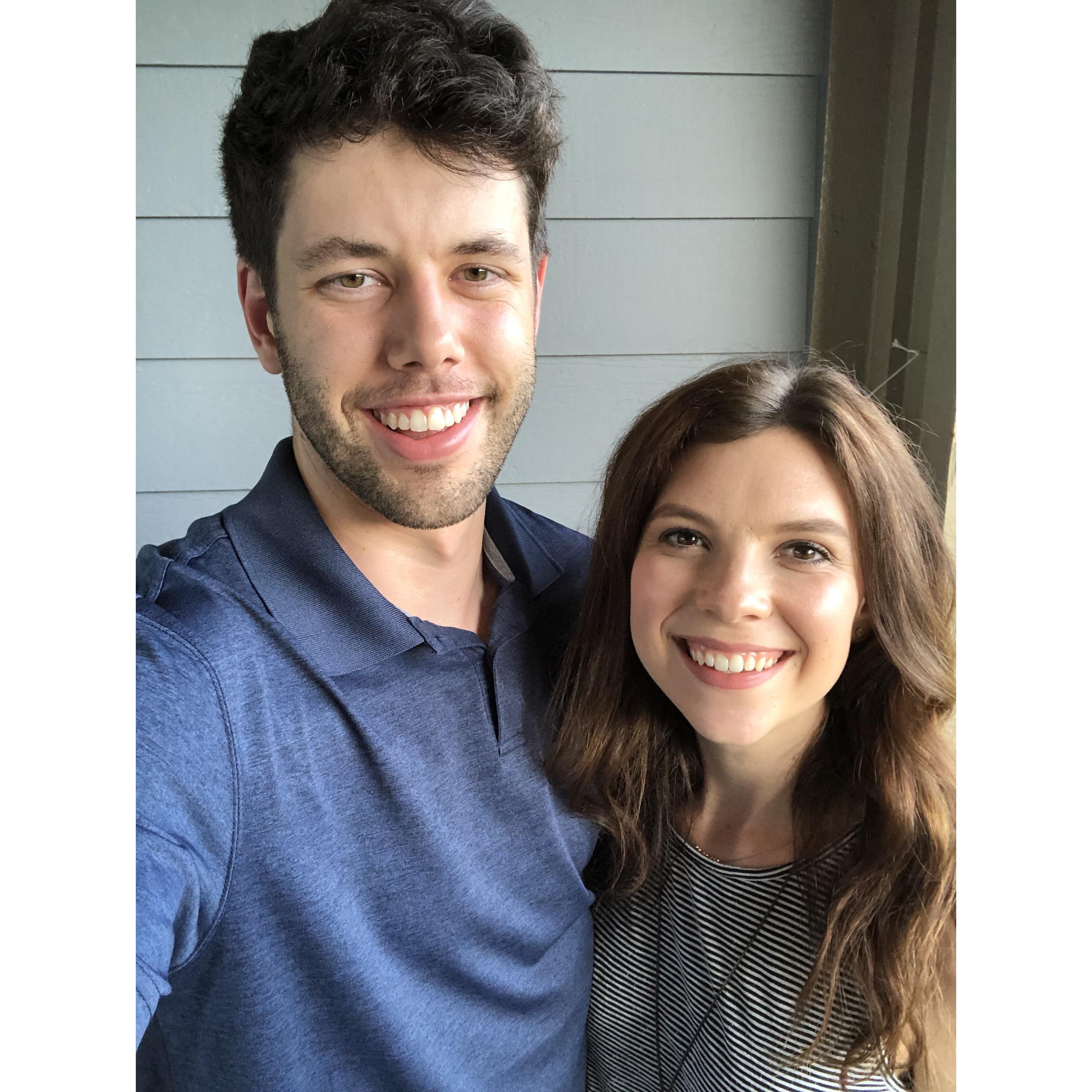 Juanita (Matthew's mom), wanted a picture of us for Mother's Day!