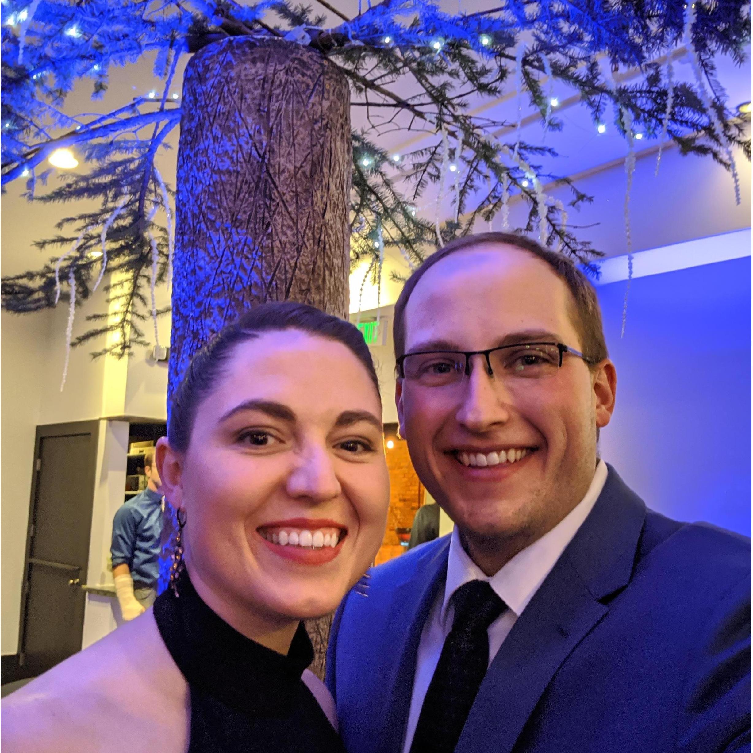 Christmas celebration at the Colorado Dental Association Winter Ball.