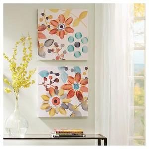 Karin Johannesson Canvas With Hand Embellishment 2 Piece
