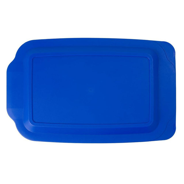 Replacement Lid for Pyrex 9x13 Casserole Glass Baking Dish Container Cover 233-PC, fits 3-Quart Dishes, Not Compatible with Cut-Out Handle Version (Blue)