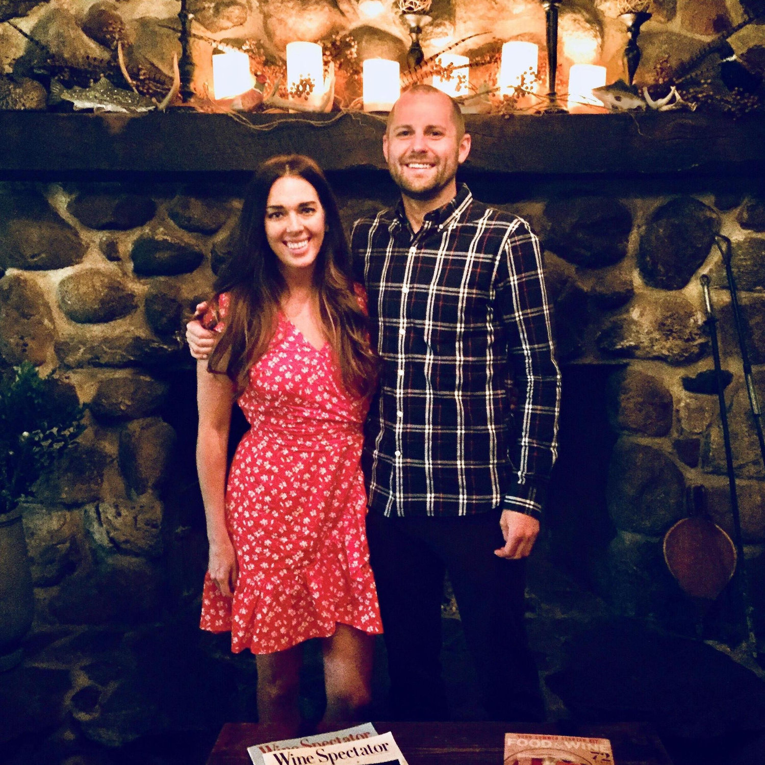 Brunch at a cozy little cab in the woods in Kohler, Wisconsin - June 2018