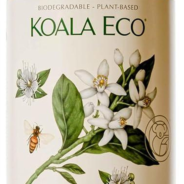 Koala Eco Natural Multi-Purpose Kitchen Cleaner - Plant-Based, Eco-Friendly & No Synthetic Fragrance - with Australian Lemon Myrtle & Mandarin Essential Oil - 34oz