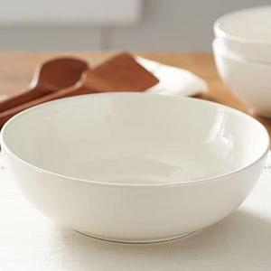 Joshua Serve Bowl, Ivory White