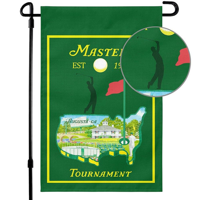 Eychsu Ma-sters Golf Garden Flag golf flag Garden Flags Home Decoration Flags Outdoor Decor Yard Patio Lawn House Holiday Decor Flag 12x18 Inches