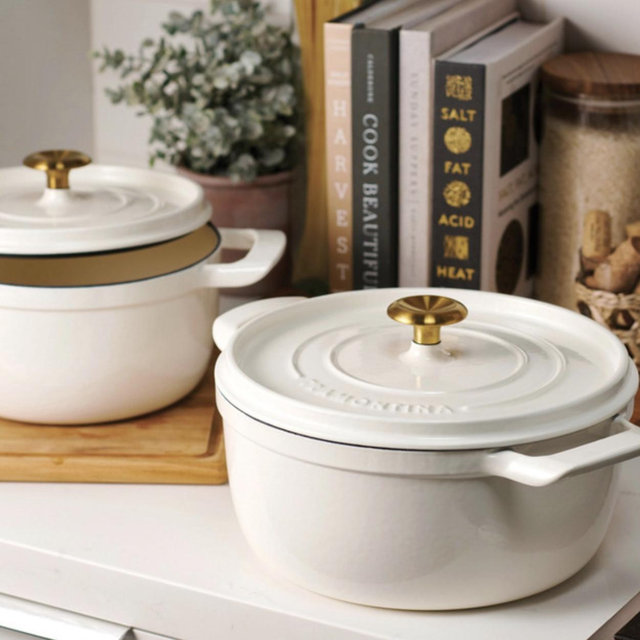 Tramontina 4-quart & 6-quart Enameled Cast Iron Round Dutch Oven, 2-pack