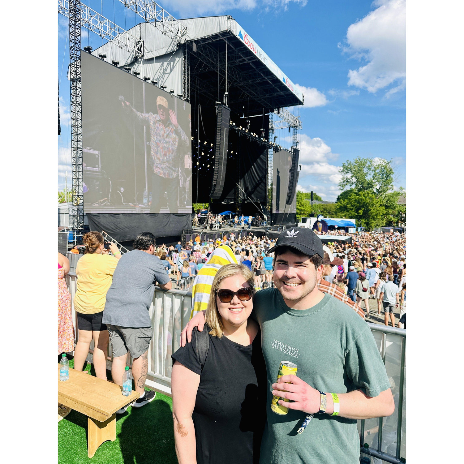 Watching the Beach Boys perform at the inaugural Lovin Life music festival