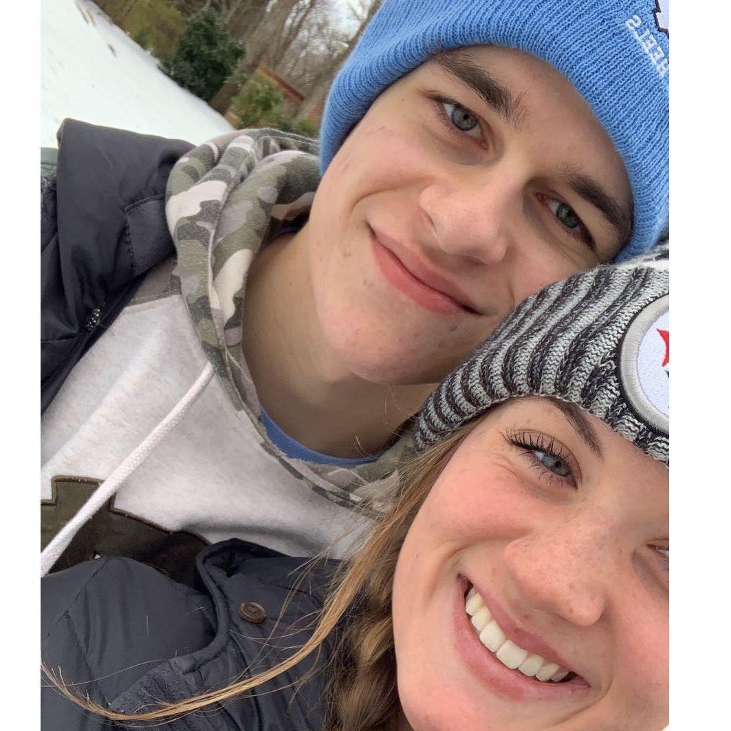 Our First snowstorm/power outage together.