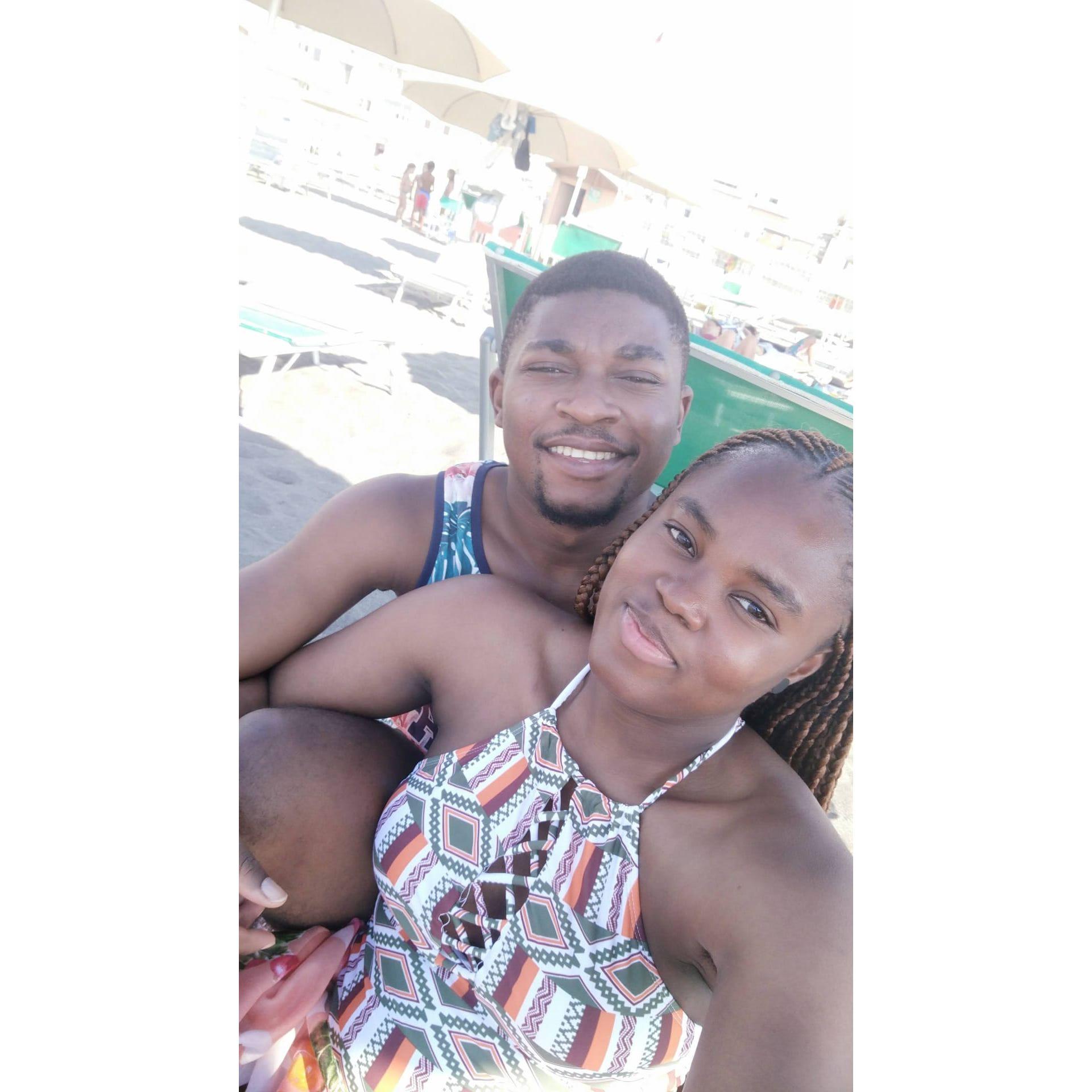 Enjoying vacation