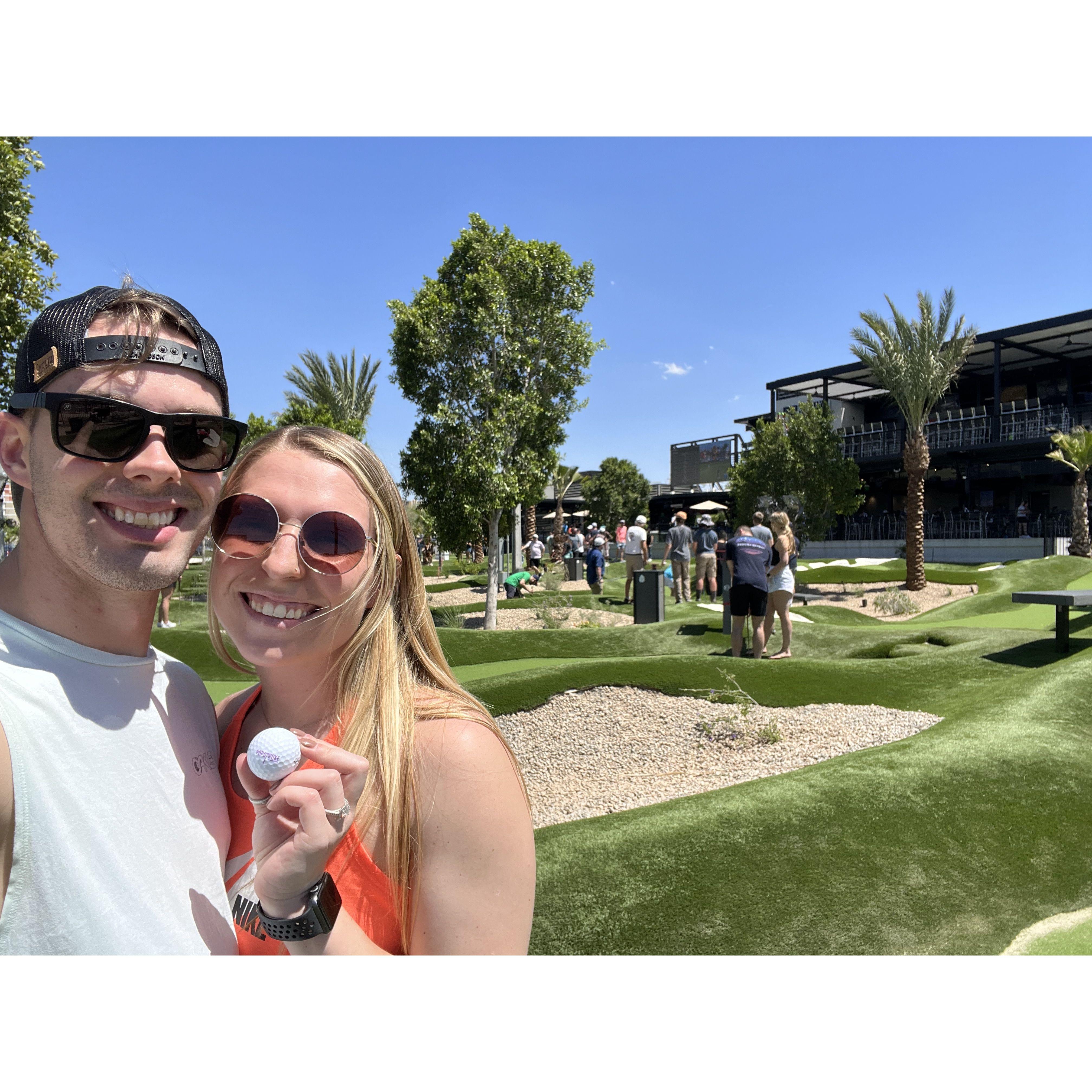 Tiger Wood's Pop Stroke putt putt golf course