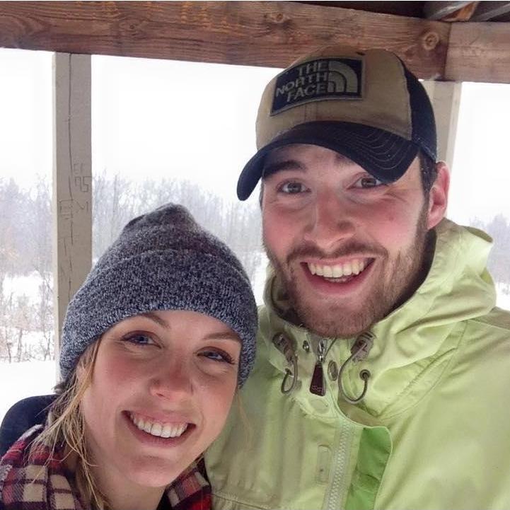Our first time (and second date) at the Pilot Knob gazebo....our second time was when Andrew proposed!