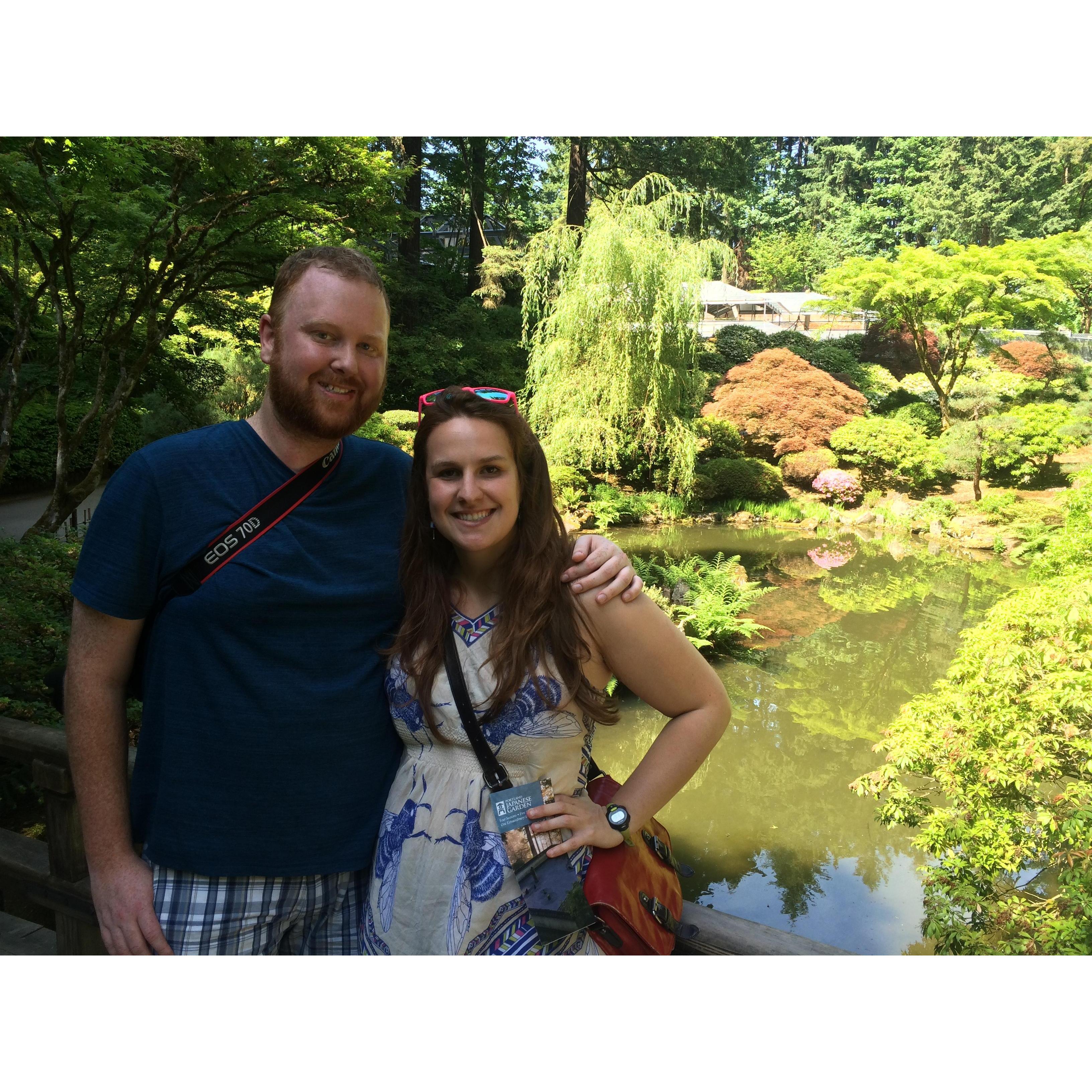 Our first trip to Portland together!