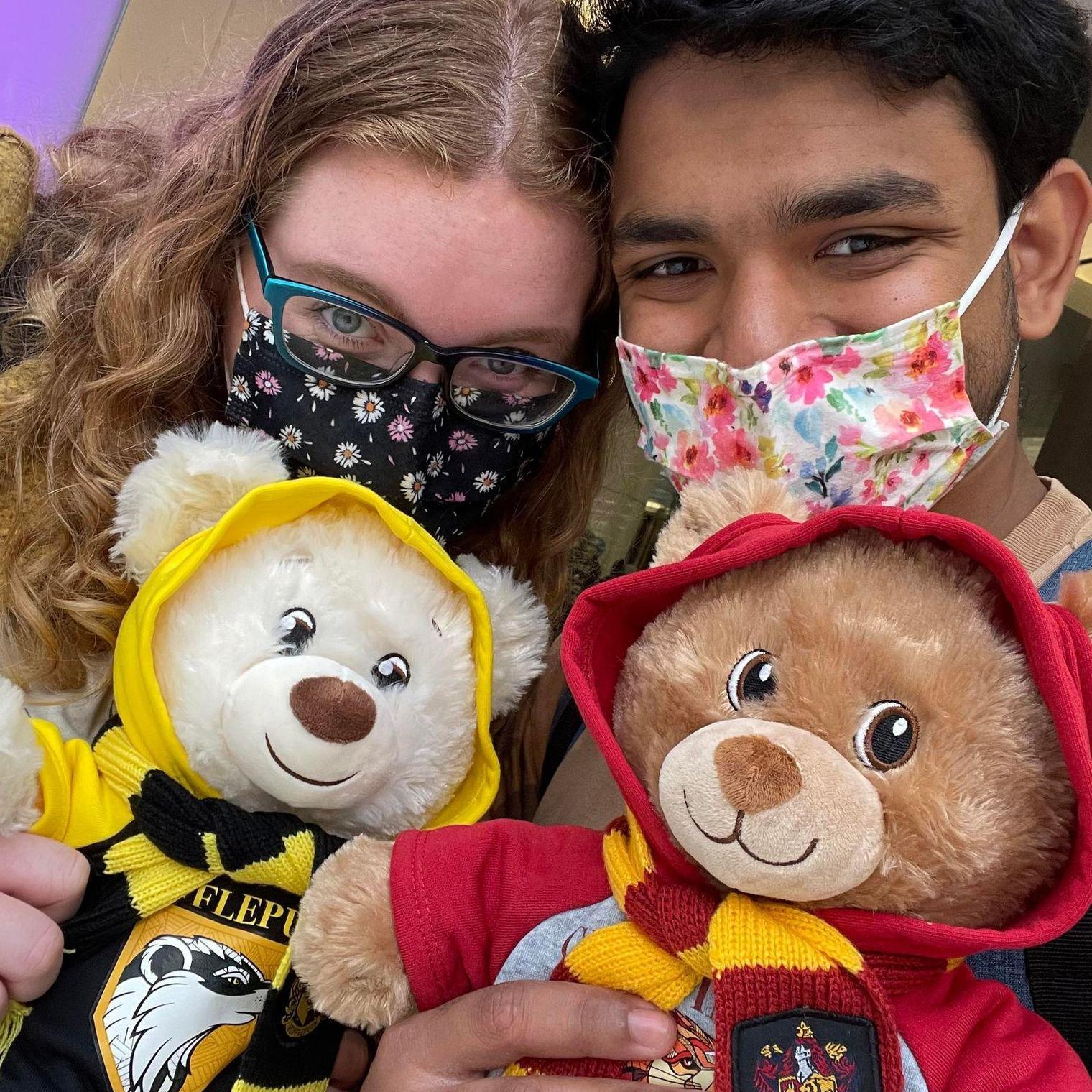 We visited Vancouver and got matching build a bears