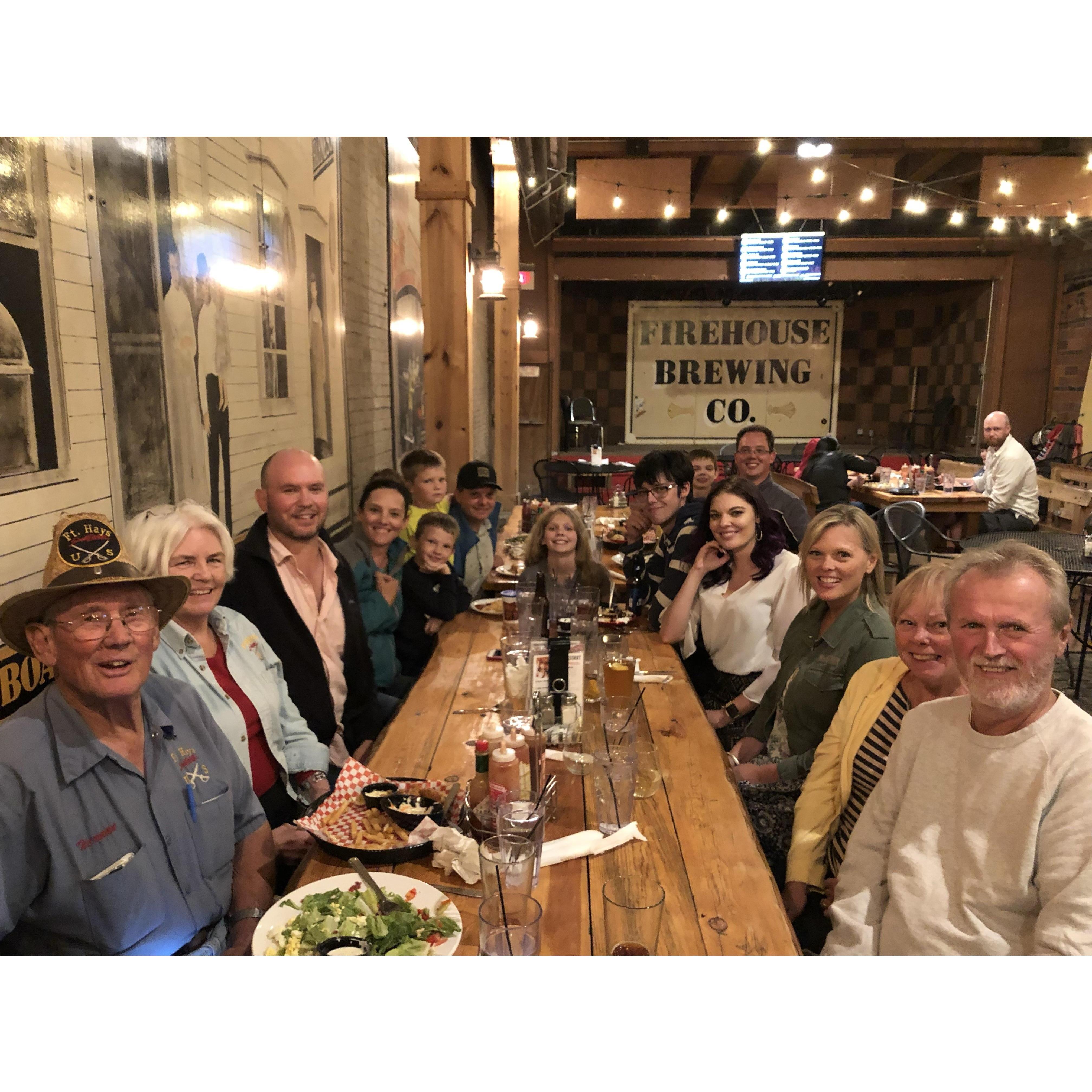 Carey, Bill & Cookie meet (almost all of) the Joneses. August 2019