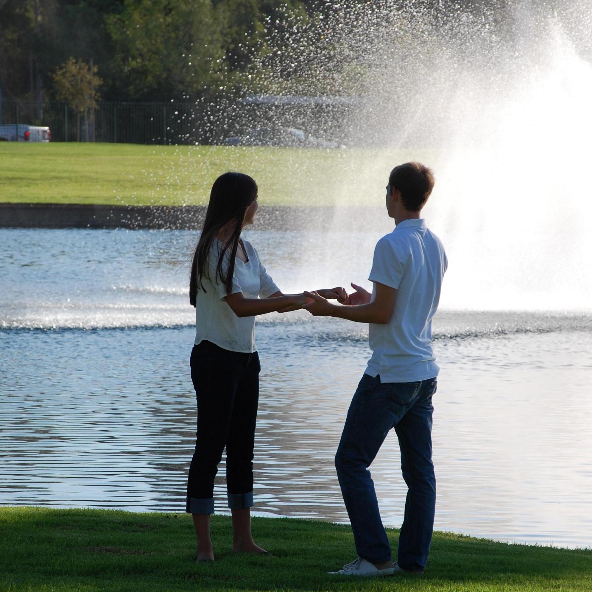 Candid moment during Senior photo session 2013.