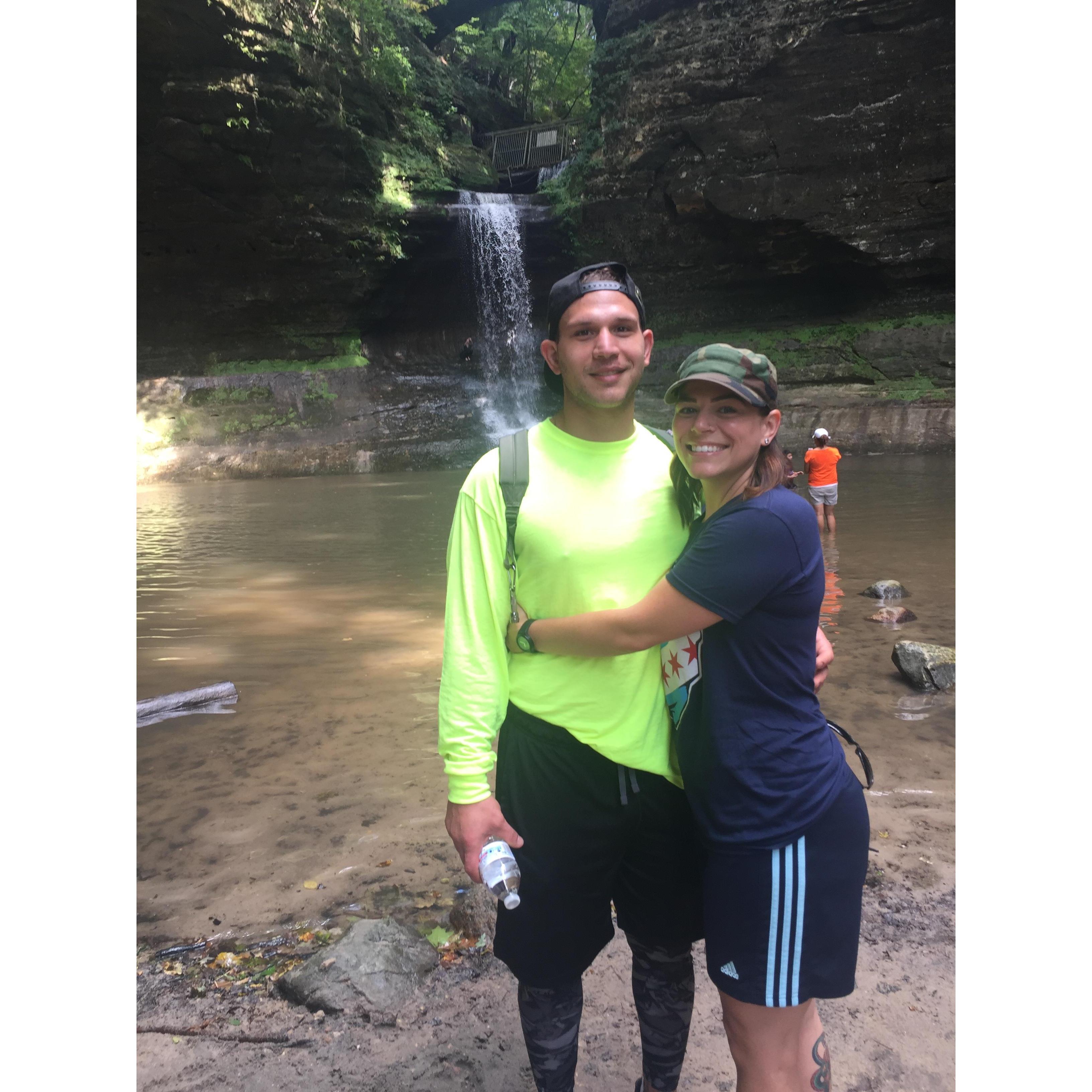 Hiking at Matthiessen State Park